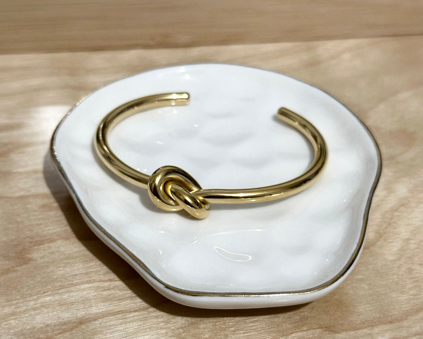 Gold Knot Bangle
