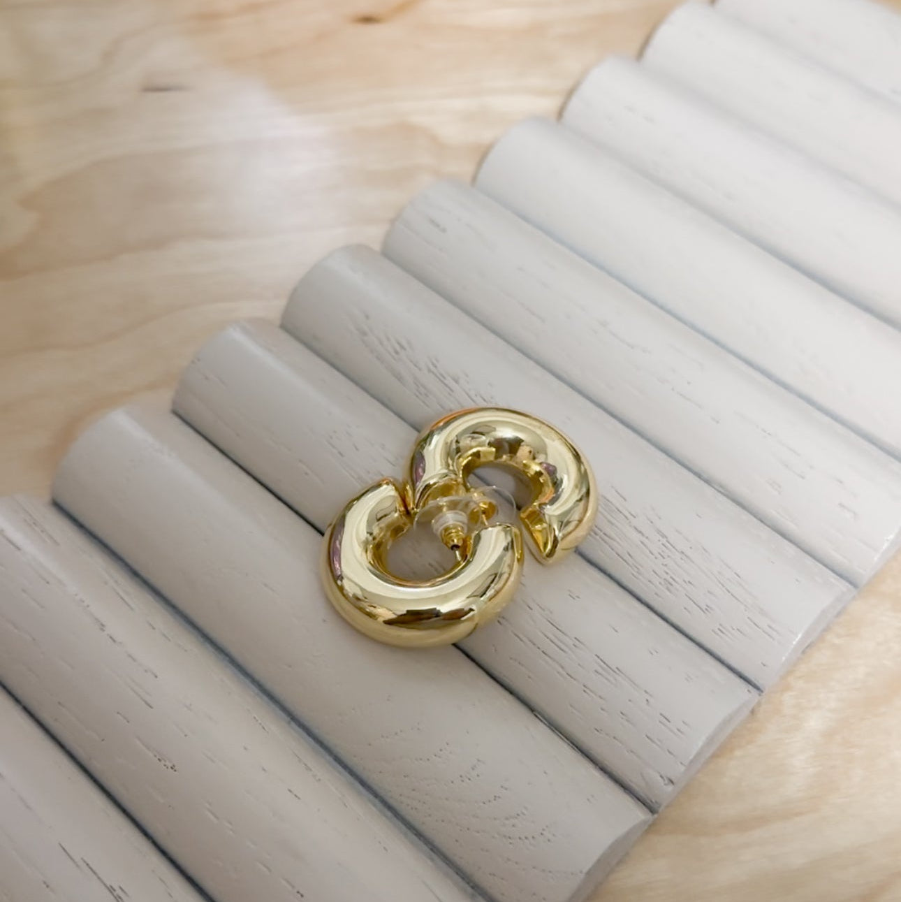 Gold Moon hoops