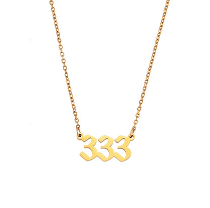Angel number necklaces