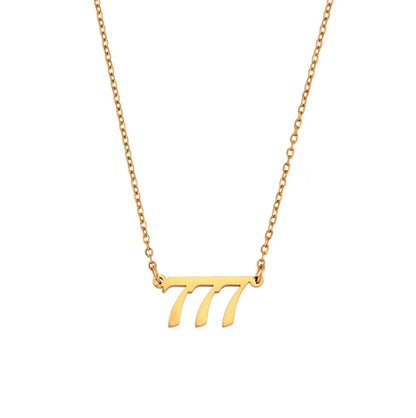 Angel number necklaces