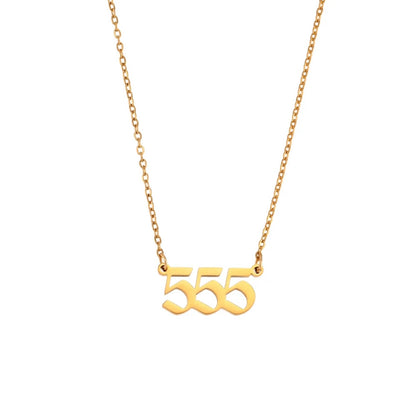 Angel number necklaces