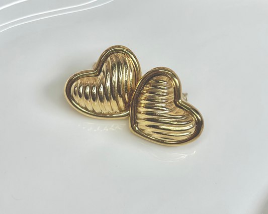 Chunky Heart earrings